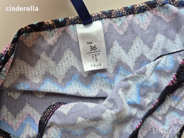 ДОЛНИЩЕ БАНСКИ S, CYELL, зиг-заг – ново, атрактивен модел, снимка 3 - Бански костюми - 53897682