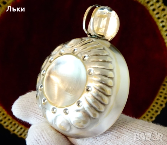 Посребрена сомелиерска чаша. , снимка 3 - Антикварни и старинни предмети - 51748306