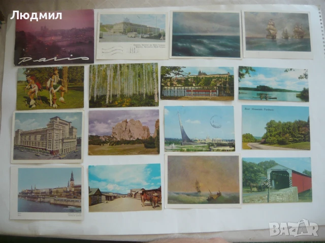 стари пощенски картички с изгледи от много страни, снимка 8 - Колекции - 50517527