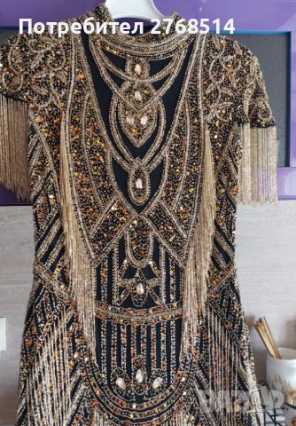 Уникална Дубайска рокля ,ръчна изработка!, снимка 4 - Рокли - 45545121