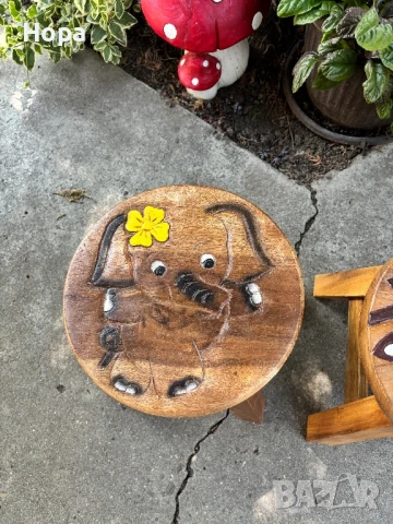 Столче /Табуретка от тиково дърво, снимка 12 - Декорация за дома - 35763318