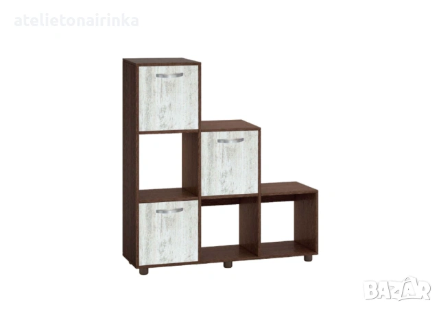 Етажерка Кубо 6 с три вратички постформинг, снимка 11 - Етажерки - 46452283