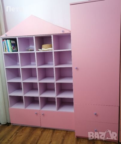 Розова детска стая, снимка 1 - Мебели за детската стая - 46294638
