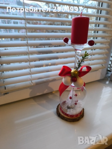 Коледни свещници , снимка 2 - Други - 52321356