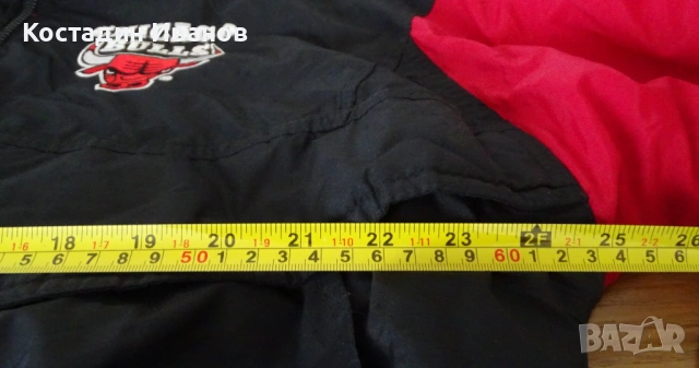 Винтидж Chicago Bulls NBA баскетболен анорак яке Чикаго Булс, снимка 13 - Якета - 53016645