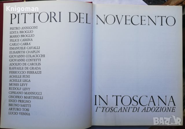 Pittori del Novecento in Toscana, Luigi Baldacci, снимка 3 - Специализирана литература - 46501073