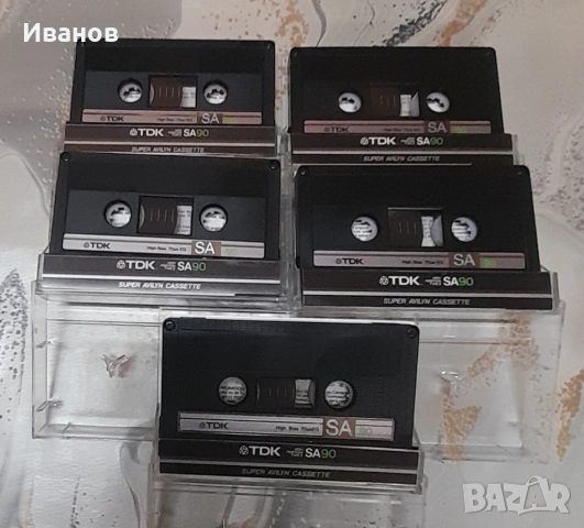 Продавам аудио касети TDK SA 90, снимка 3 - Аудио касети - 53324465