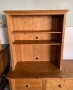 Масивен дървен шкаф / етажерка с чекмеджета, снимка 2
