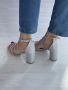 Официално-ежедневни дамски сандали с елегантни извивки и бляскави детайли 36-41, снимка 6