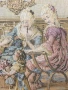 дървена рамка 148x51см/голям стар френски гоблен/барокова картина, снимка 8