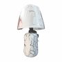 Стилна нощна лампа с елегантен мраморен дизайн, снимка 1 - Настолни лампи - 45320319