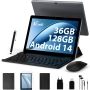 НОВ, порверен 10" таблет FORUSER 2024 Android 14 Octa-Core 2.0GHz 5G WiFi 36GB RAM + 128GB ROM ,,,, снимка 1