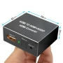 AMANKA HDMI аудио екстрактор, HDMI оптичен конвертор 4Kx2K HDMI аудио екстрактор за PS3 Xbox HD DVD , снимка 3