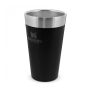 Чаша за бира Stanley Stacking - 0,470 мл, в цвят Matte Black Pebble