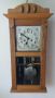 Старинен немски механичен часовник за стена., снимка 1 - Стенни часовници - 45906194