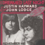 Грамофонни плочи Justin Hayward & John Lodge – I Dreamed Last Night 7" сингъл