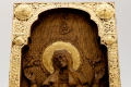 Релефна икона на Пресветата Майка Богородица, дъб, снимка 5