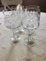 Български кристални чаши за вино от соц време, снимка 1 - Чаши - 45743500