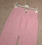 Розови дънки с висока талия и широк крачол ХС размер, снимка 2