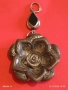 СРЕБРИСТ МЕДАЛЬОН с МОТИВ на РОЗА ТЮДОР 43090, снимка 1