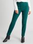 Спортно-елегантен панталон в зелено и в черно, снимка 1 - Панталони - 45602011