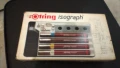 Рапидографи Rotring isograh , снимка 1