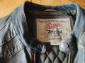 Мъжко Винтидж Cafe Racer Mesh кожено яке MCS Marlboro Classics Л, снимка 9