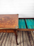 Старинна игрална маса с интарзия, снимка 7