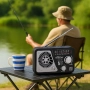 Мултифункционално радио, Bluetooth, USB, Слънчево зареждане, снимка 3