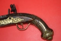 Кремъчен пистолет с орнаменти и сребро по цевта. Работещ., снимка 5