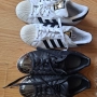 Adidas маратонки естествена кожа super star оригинал.двата чифта 99 лева, снимка 2