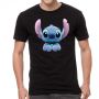 Нова мъжка тениска със Стич (Stitch) - Elegant Stitch, снимка 1 - Тениски - 45418463