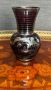 Кристална ваза Bohemia със сребро, снимка 2