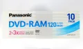 Нови 10 броя DVD-RAM диска Panasonic 120 min (4.7GB) / JAPAN, снимка 3