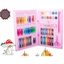 4731 Пълен комплект за рисуване 86 части – Акварели и цветни моливи в куфарче за момичета, снимка 4