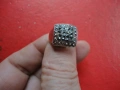 Невероятен сребърен пръстен с камъни , снимка 10