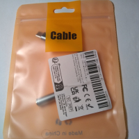 Кабел-конвертор USB-C към аудио 3,5mm, female, за слушалки, снимка 1 - USB кабели - 45034084