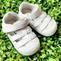 №19-24, Бели бебешки сандалки от Естествена кожа на Бабъл Кидс, снимка 1 - Детски сандали и чехли - 45528273