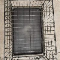 НОВА метална сгъваема клетка за куче 78x49x54см за транспорт и стационар, снимка 4 - За кучета - 45227538