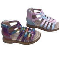 Многоцветни детски сандали за момиче - За цветна разходка през лятото!, снимка 4 - Детски сандали и чехли - 45239811