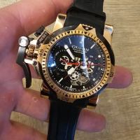 Луксозен мъжки часовник Graham Chronofighter Oversize Limited edition , снимка 1 - Мъжки - 45024065