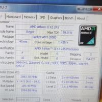 Двуядрен к-т; AMD Athlon x2 245 (сокет AM3), снимка 2 - Дънни платки - 44988293