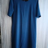 Синя изчистена рокля, снимка 10 - Рокли - 44582139
