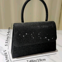 Вечерна чантичка с текстилно златно или черно покритие за ръка или рамо 23 лв , снимка 7 - Чанти - 44940495