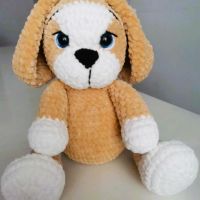 Плетена плюшена играчка - куче , снимка 2 - Плюшени играчки - 45238802