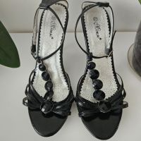 Дамски сандали на ток, снимка 5 - Дамски обувки на ток - 45744249