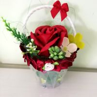 Кошнички с вечни рози, снимка 2 - Декорация за дома - 45074263