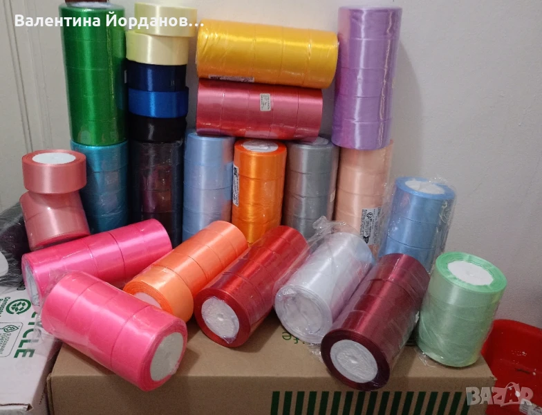 сатенени ленти , снимка 1