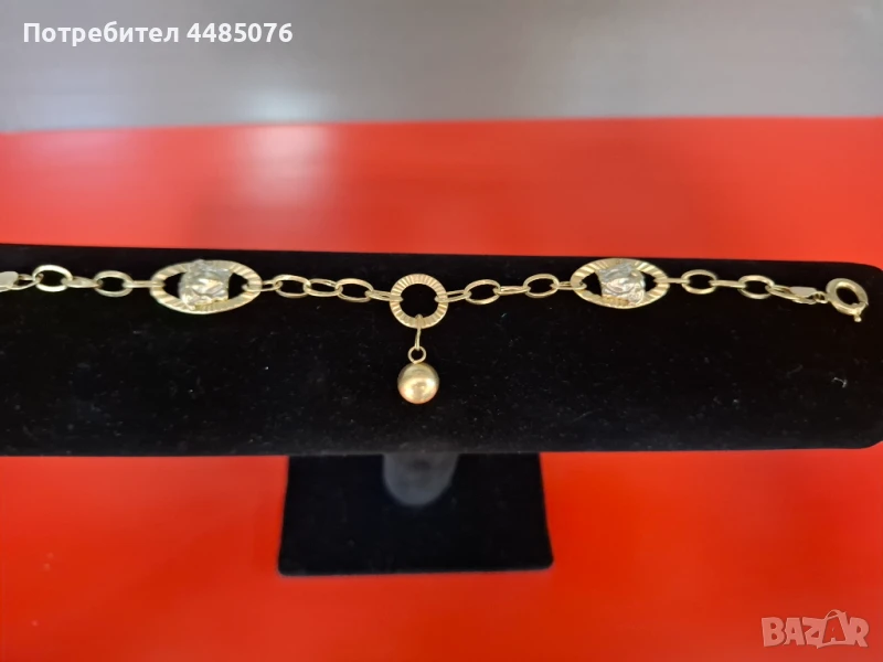 ДАМСКА ЗЛАТНА ГРИВНА ВЕРСАЧЕ 14К., снимка 1