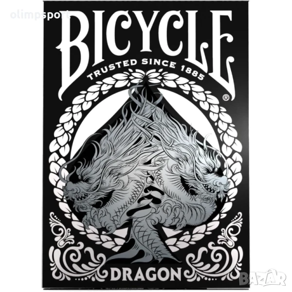 Карти за игра Bicycle Black Dragon , снимка 1